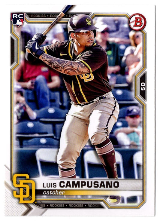 2021 Bowman Luis Campusano Rookie San Diego Padres #68