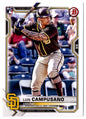 2021 Bowman Luis Campusano Rookie San Diego Padres #68