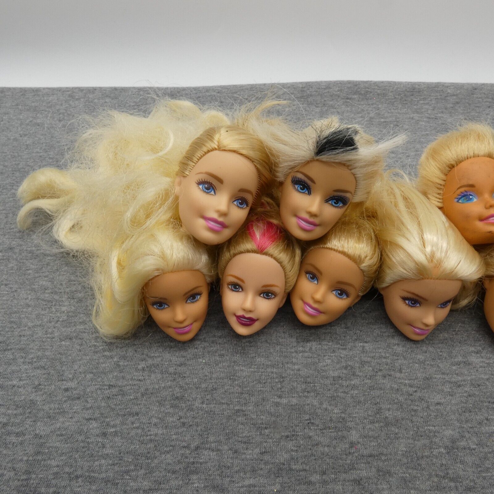 Barbie Doll Head Lot of 10 Heads Tori Generation Girl Superstar Summer Mattel