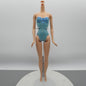 Barbie Doll Fashion Fever Body Turquoise Molded Bodysuit Straight Arms 2005