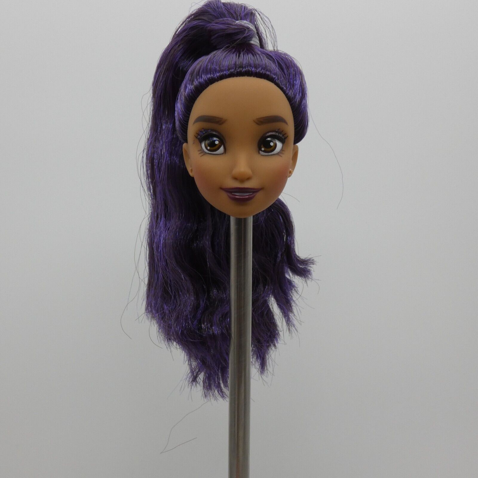 Disney ILY 4 Ever Ursula Doll Head Only Medium Skin Wavy Purple Hair Brown Eyes