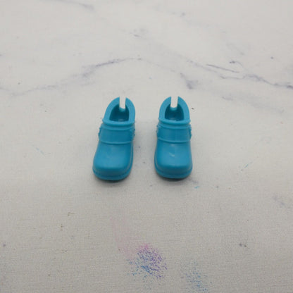 Barbie Doll Shoes Turquoise Teal Nurse Slides 2016 Spaghetti Chef Mattel DMC36