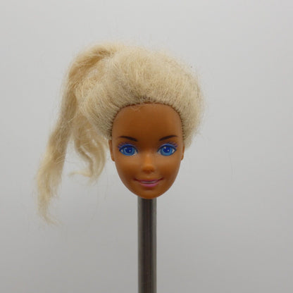 Barbie Beach Blast Doll Head SuperStar Face Medium Tan Skin 1988 Mattel 3237