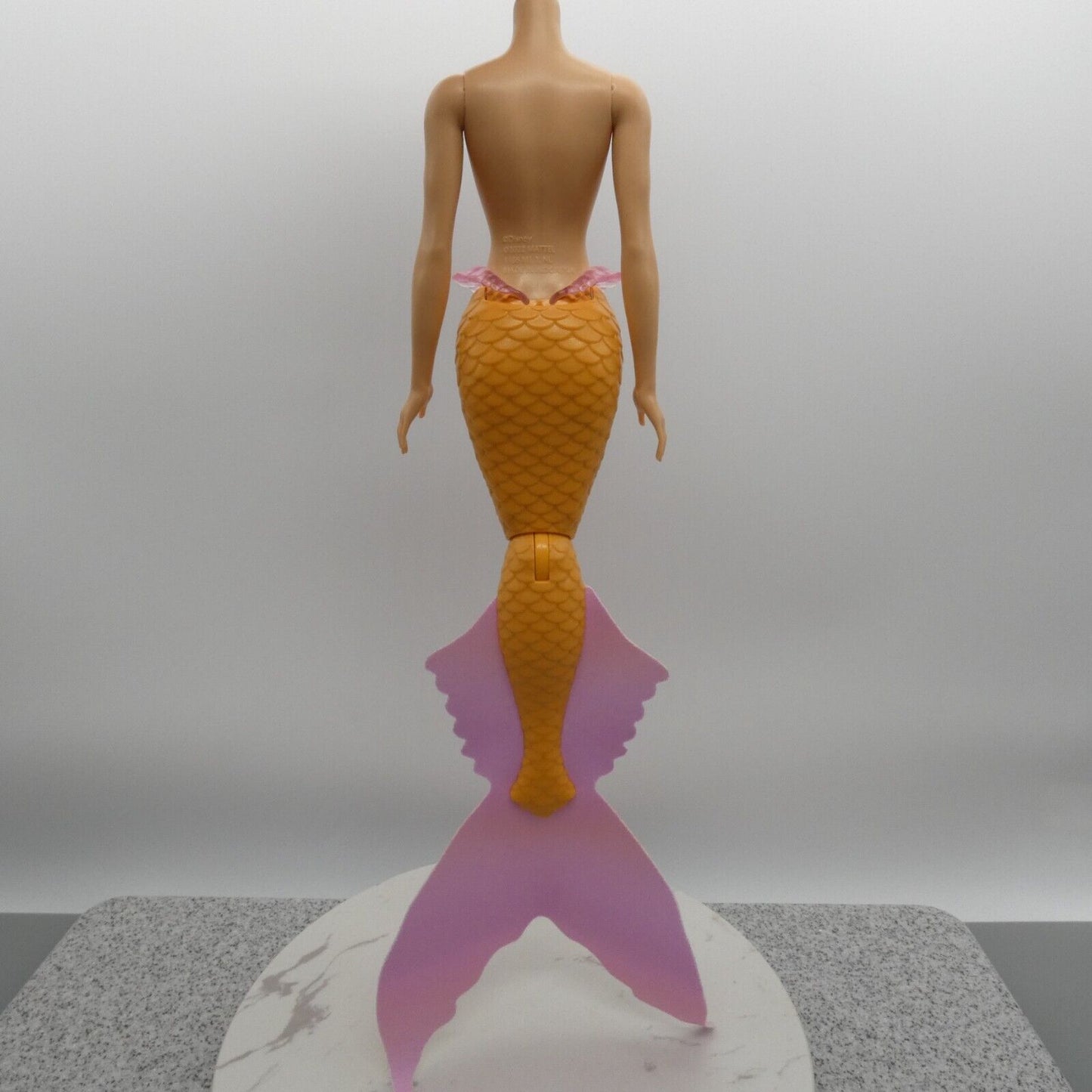 Disney Little Mermaid Live Action Mala Doll Body Pink Tail Light Skin HND29