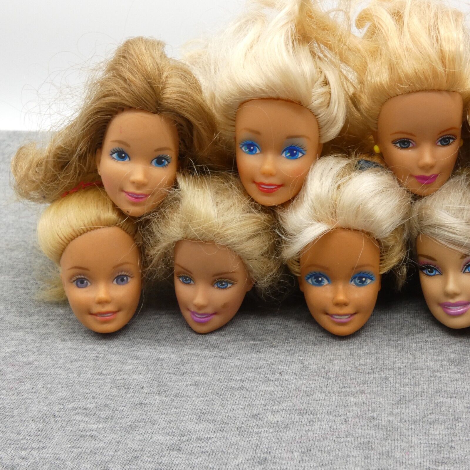 Barbie Doll Head Lot 10 Heads SuperStar Generation Girl Mackie Jazzie Millie