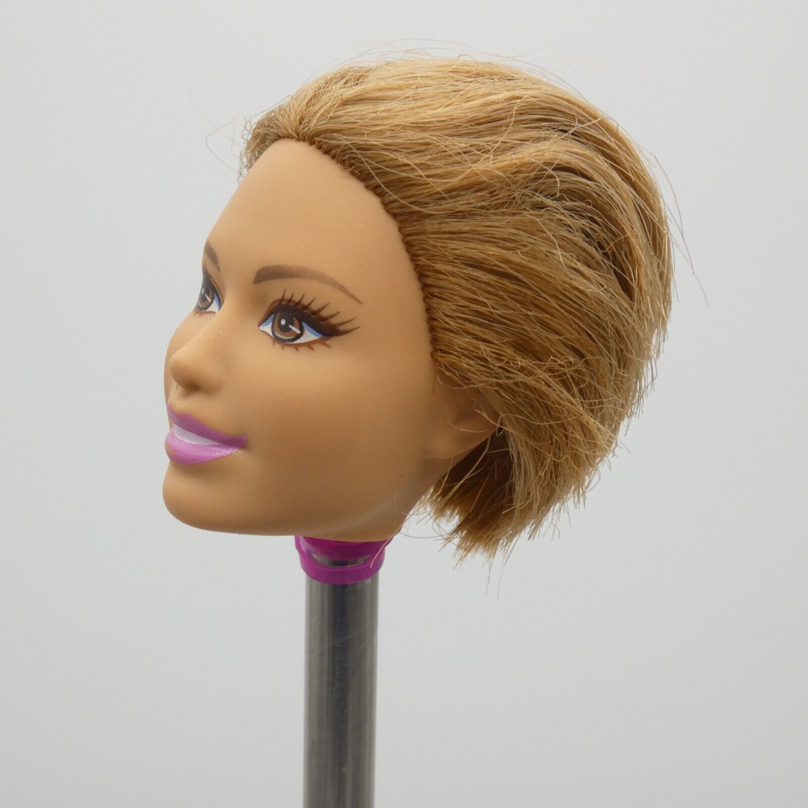 Barbie Water Play Beach Doll Head Summer Face Medium Light Skin 2016 DGT81