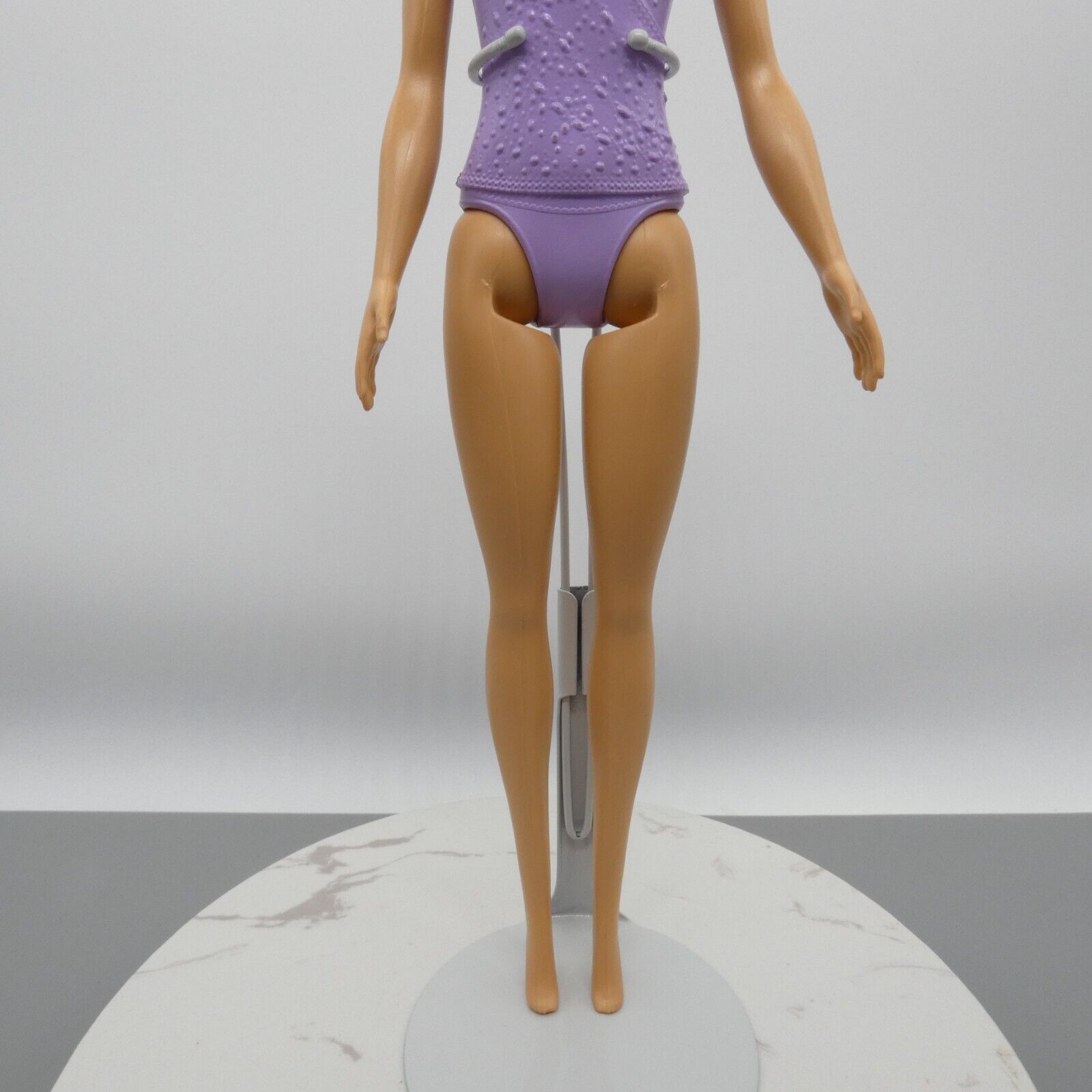 Barbie You Can Be Anything Ice Skater Doll Body Purple Molded Bodysuit FWK90