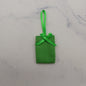 Barbie Doll Size Purse Green Handbag Ribbon Strap Cloth Tote