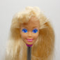 Rollerblade Barbie Doll Head Only Blonde Bangs Medium Light 1992 Mattel 2214