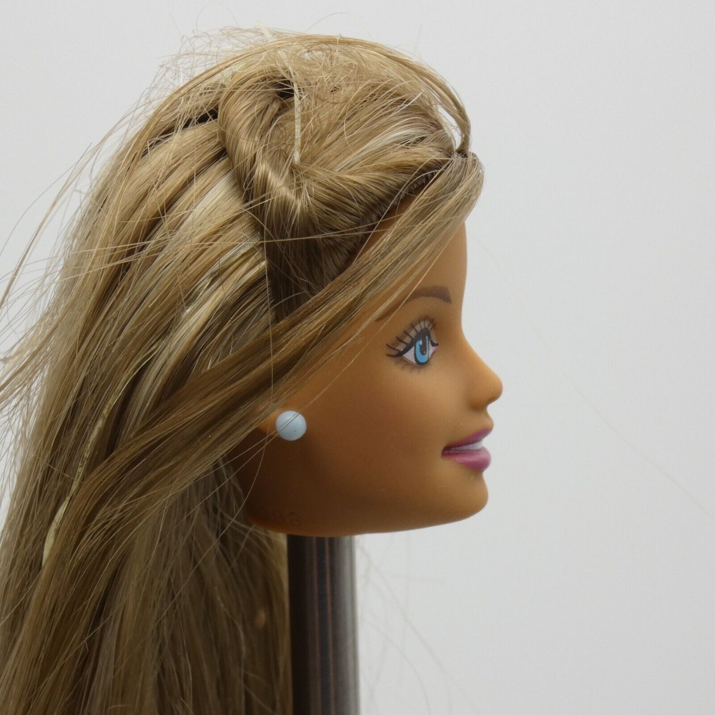 Barbie Cali Girl Doll Head Blonde Highlighted Hair Generation Girl Face Tan Skin