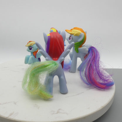 My Little Pony Rainbow Dash Lot of 4 Various Models Friendship is Magic Hasbro