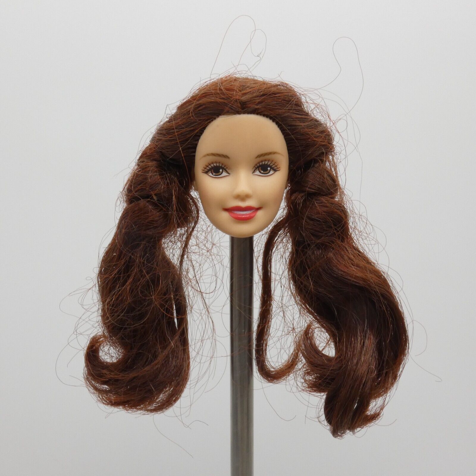 Barbie Wizard of Oz Dorothy Doll Head Light Skin Brown Hair Eyes 25812 2000