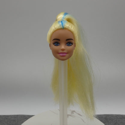 Barbie Cutie Reveal Millie Llama Doll Head Only Blonde Blue Hair 2022 Mattel