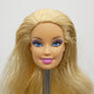 Barbie Doll Generation Girl CEO Face 1998 Head Only Blonde Purple Eyeshadow