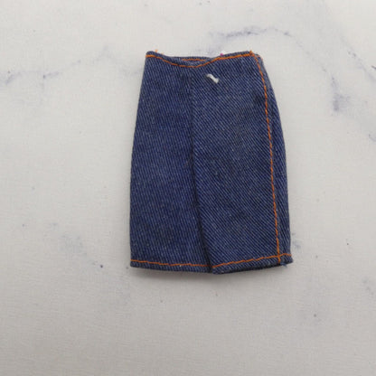 Stacie Doll Shorts Blue Jean Denim Like Knee Length Genuine Pink Tag Mattel