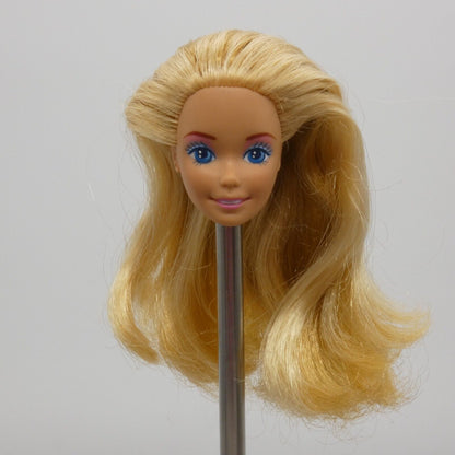 Barbie Animal Lovin Doll Head SuperStar Blonde Medium Light Skin 1989 Mattel