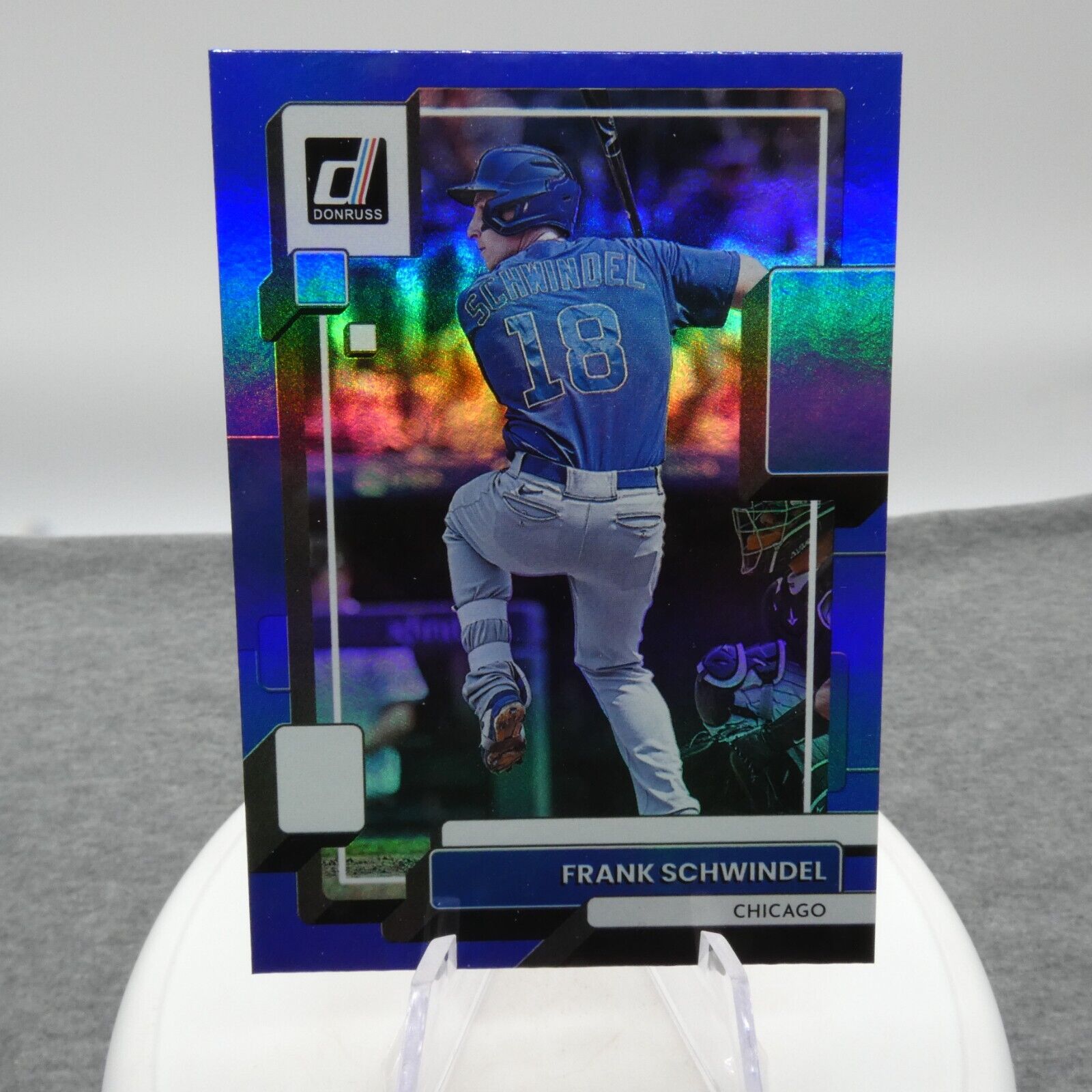 2022 Frank Schwindel Panini Donruss SP Blue Foil Refractor #230