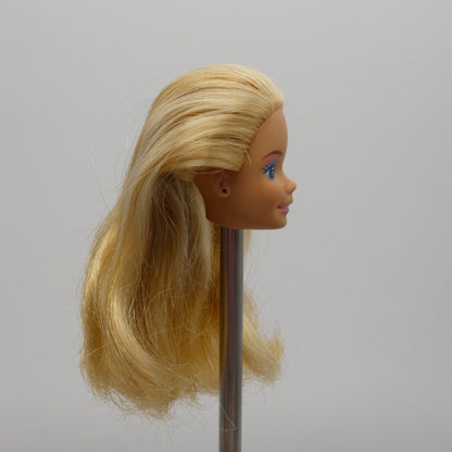 Barbie Animal Lovin Doll Head SuperStar Blonde Medium Light Skin 1989 Mattel