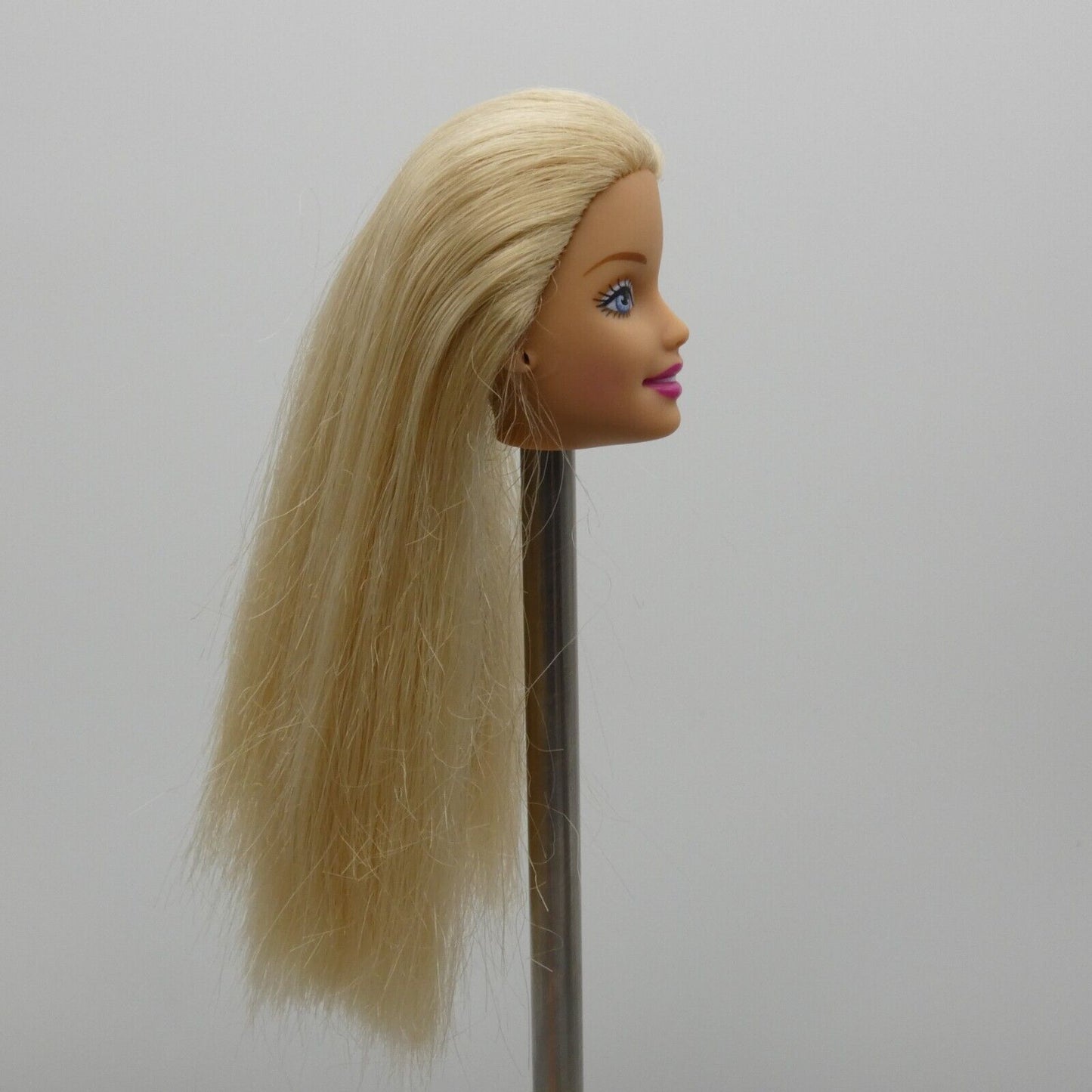 Barbie Doll Head Generation Girl CEO Face Blonde Hair Blue Eyes Light Skin