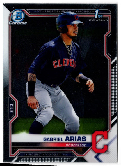 2021 Bowman Chrome Prospects Gabriel Arias Cleveland Indians #BCP-89