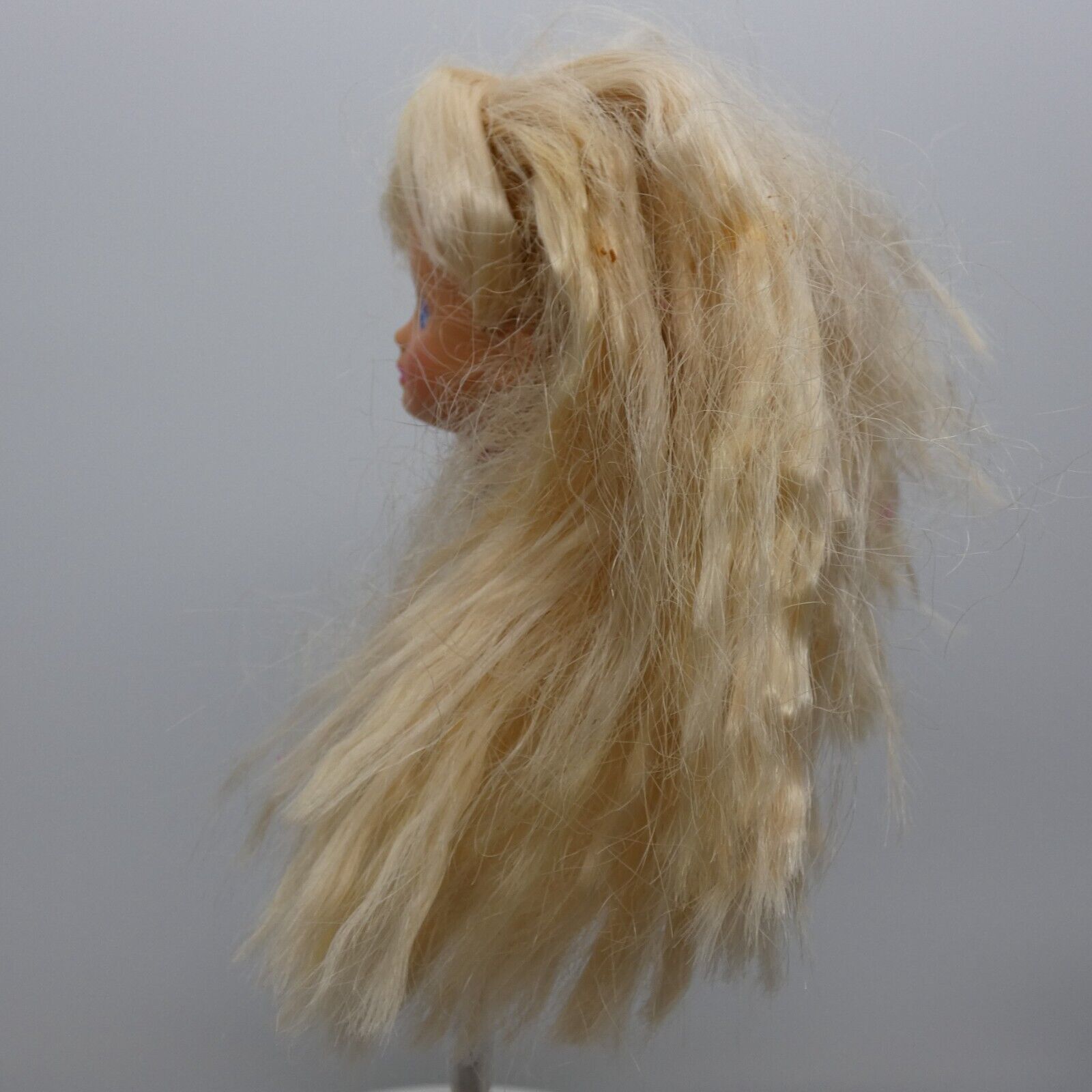 Skipper Doll Head Blonde Wavy Hair Medium Light Skin Pet Pals 1991 Mattel 2709