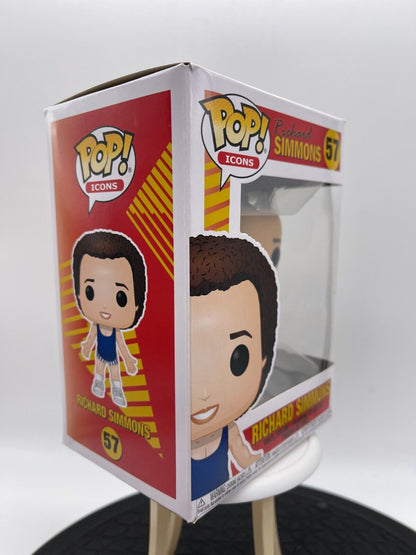 Funko Pop Icons Richard Simmons 57 Sweatin To The Oldies Vinyl Figure 2020