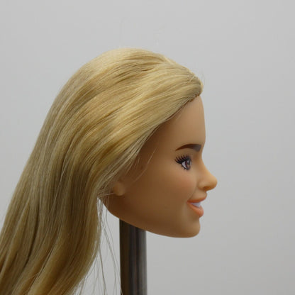 Addison Rae Doll Head Blonde Brown Eyes Medium Light Skin 2022 Bonkers F145SMDG