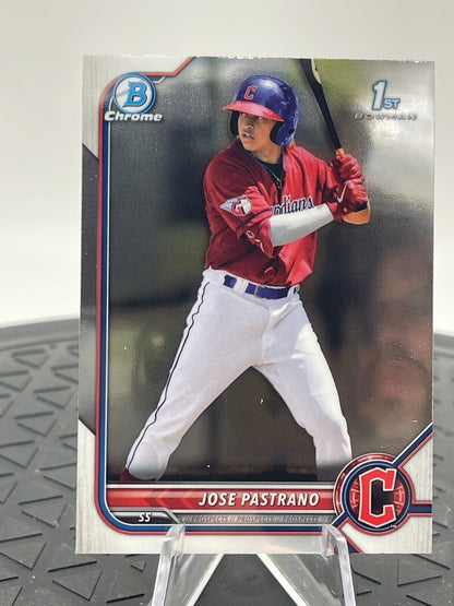 2022 1st Bowman Chrome Prospects Jose Pastrano Cleveland Guardians #BCP-21