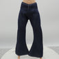 Barbie Doll Size Jeans Dark Wash Blue Pants Wide Leg Mid High Waist Flare Ankle