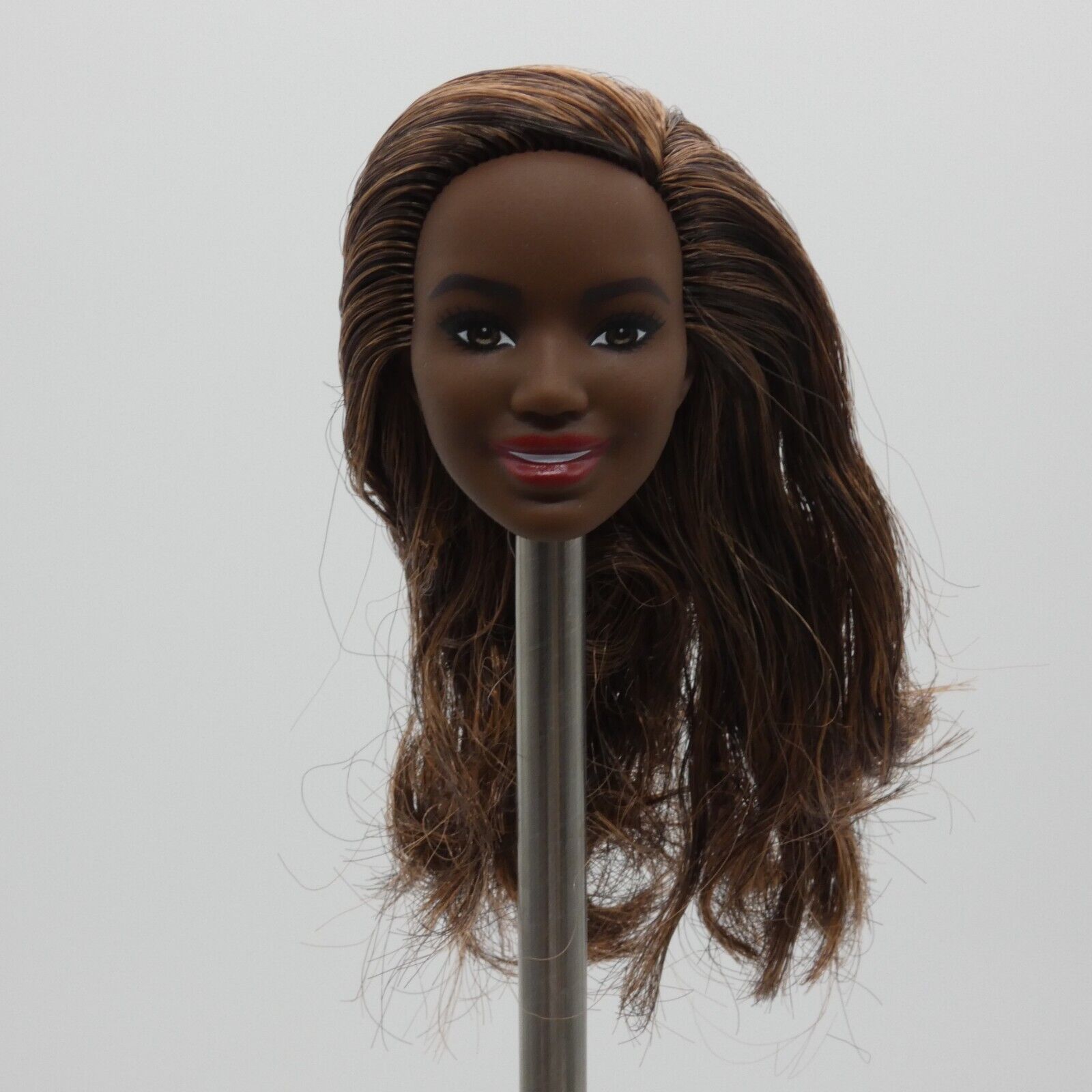 Barbie AA Albus Face Doll Head Only Medium Dark Skin Doctor 2021 Mattel GYT29