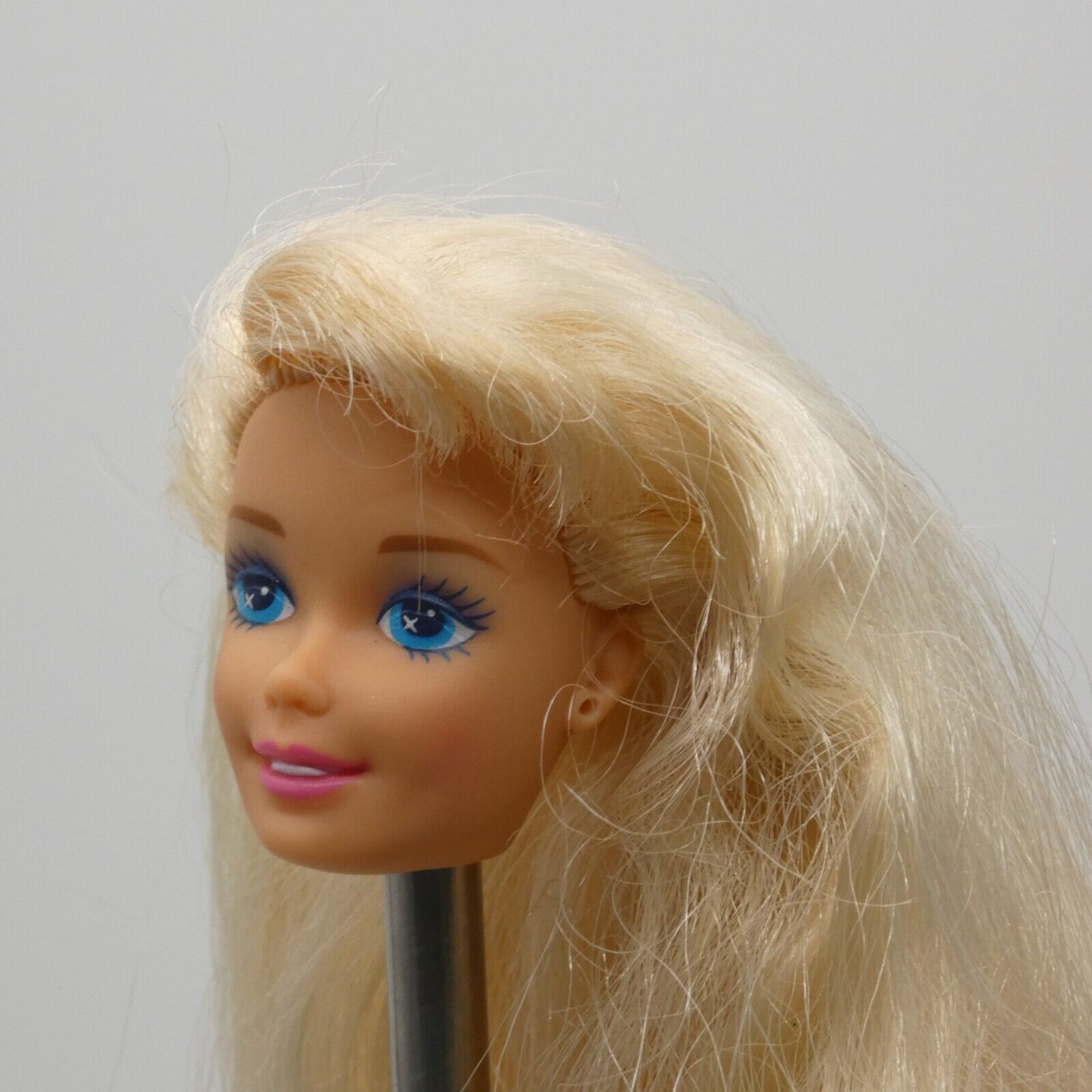 Barbie Angel Princess Doll Head Only Blonde Bangs SuperStar 1997 Mattel 15911