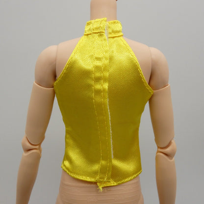 Barbie Looks 19 Doll Shirt Top Yellow Sleeveless Fits Standard And Tall HJX28