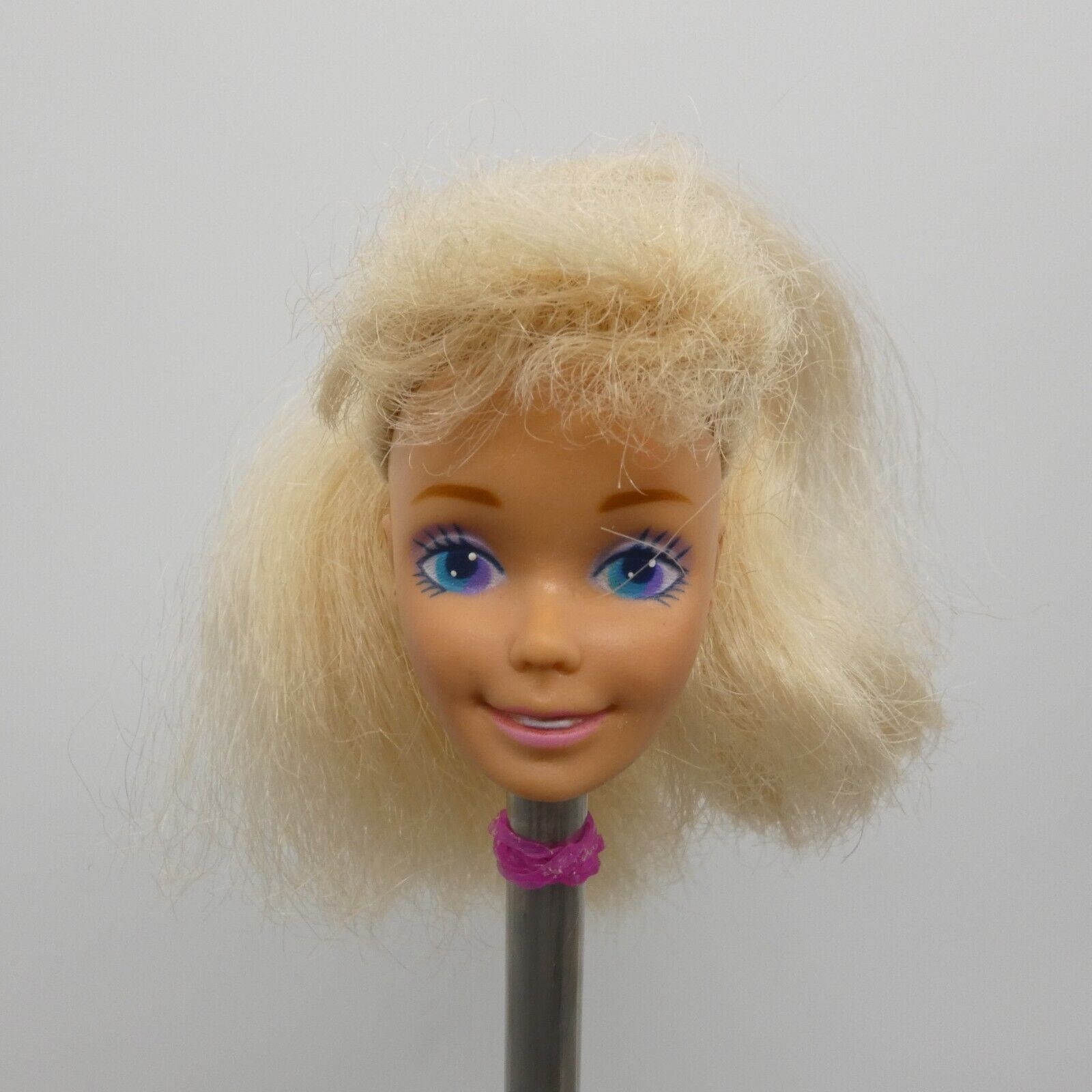 My First Barbie Ballerina Doll Head SuperStar Face Bangs 1987 Mattel 1788