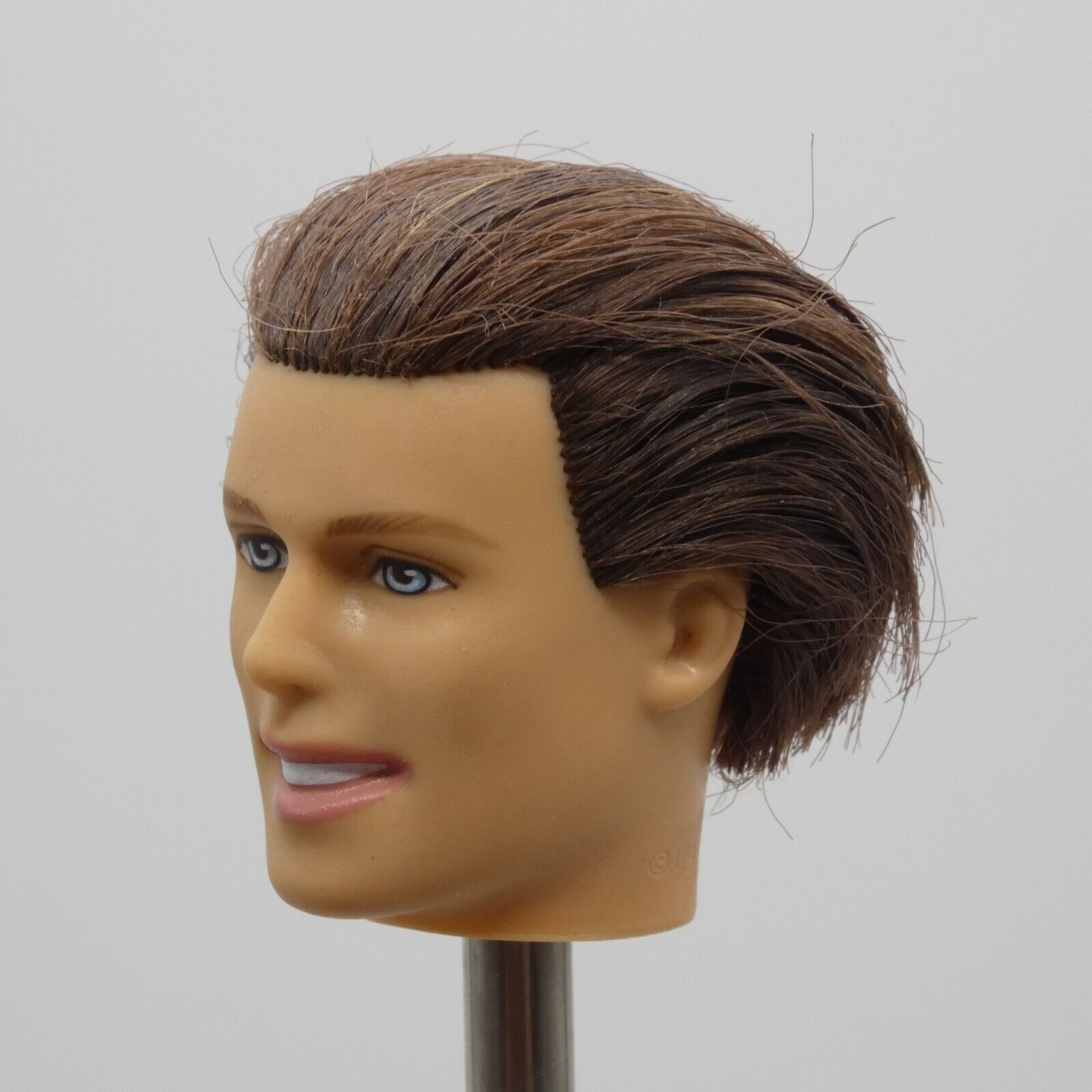 Barbie Prince Ken Tea Party Doll Head Only Rooted Brown Hair 2004 Mattel G6281