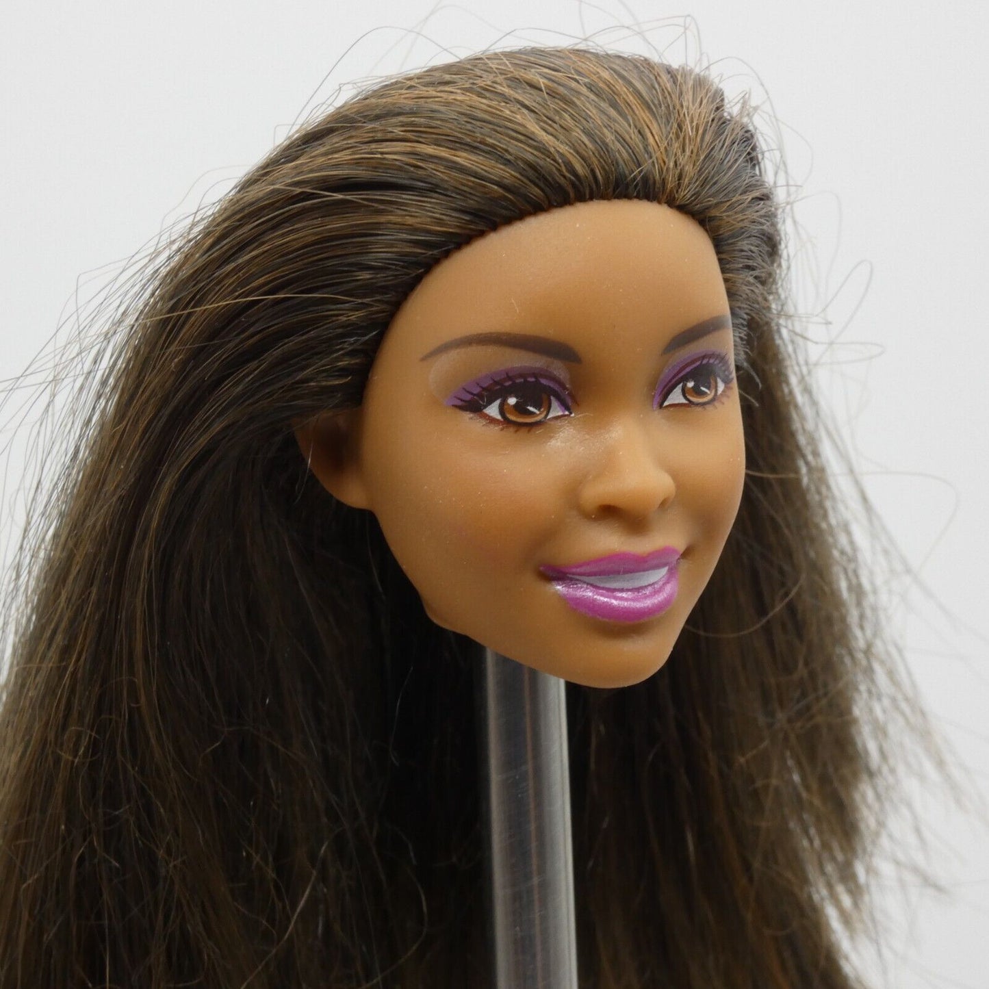 Barbie Fashionistas Doll Head Nikki Desiree Face AA Medium Skin 2013 BJV23