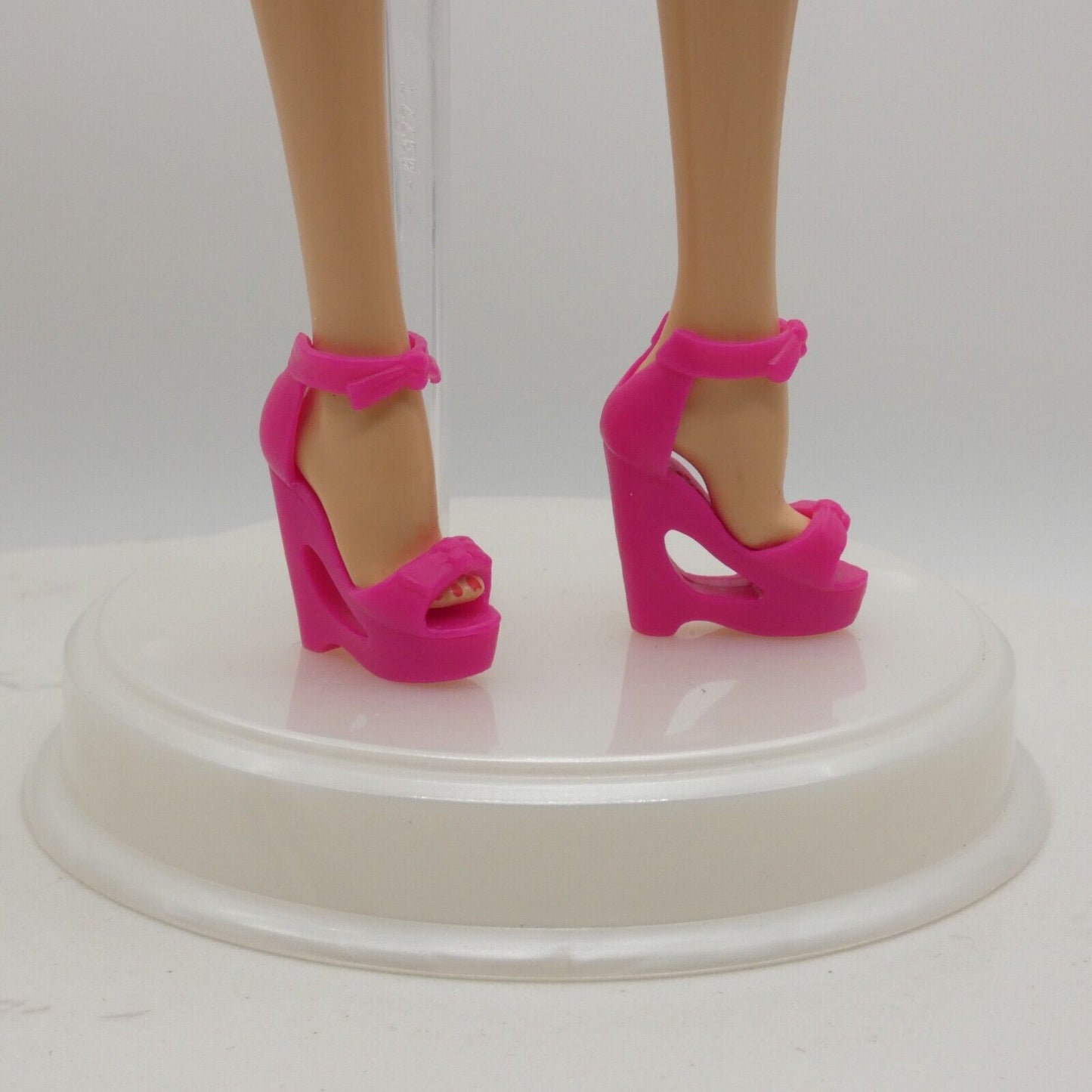 Barbie Doll Shoes Pink Sandals Fit Model Muse Tall Curvy Feet Wedge Looks 19