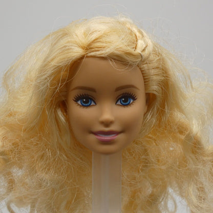 Barbie Fashionistas 14 Doll Head Only Millie Face Curly Blonde Hair 2015 DGY15