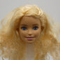 Barbie Fashionistas 14 Doll Head Only Millie Face Curly Blonde Hair 2015 DGY15