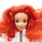 Disney Princess Ariel Doll Head The Little Mermaid Red Hair 2013 Mattel BBM22