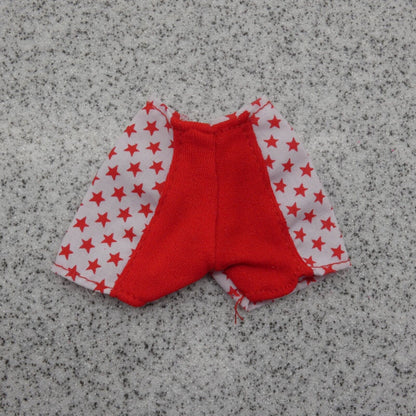 Barbie Doll Shorts White Red Stars 90s Genuine Mattel