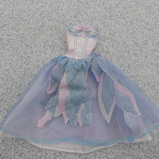 Barbie as Odette Swan Lake Doll Dress Pink Blue Gown Strapless 2003 Mattel B2766