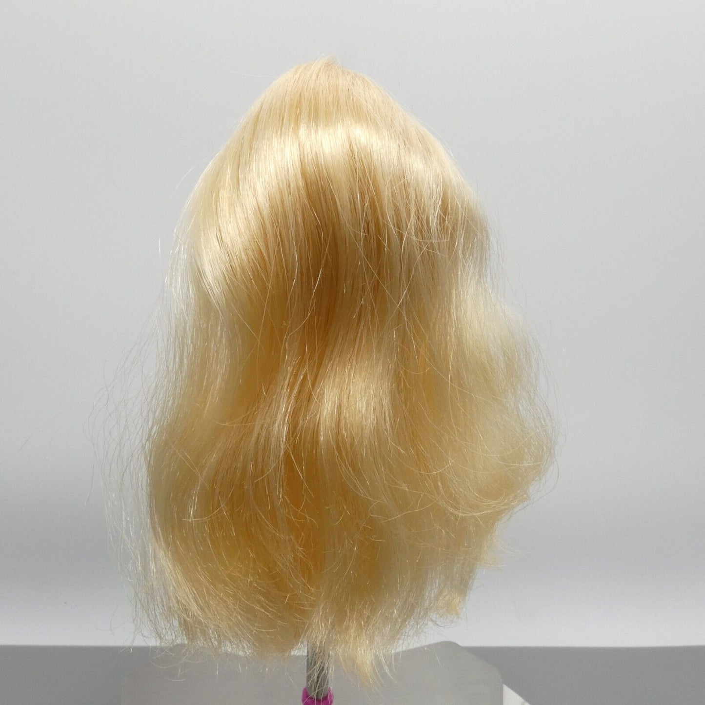 Barbie Snap 'N Play Doll Head Long Wavy Blonde Hair Bangs 1991 Mattel 3550