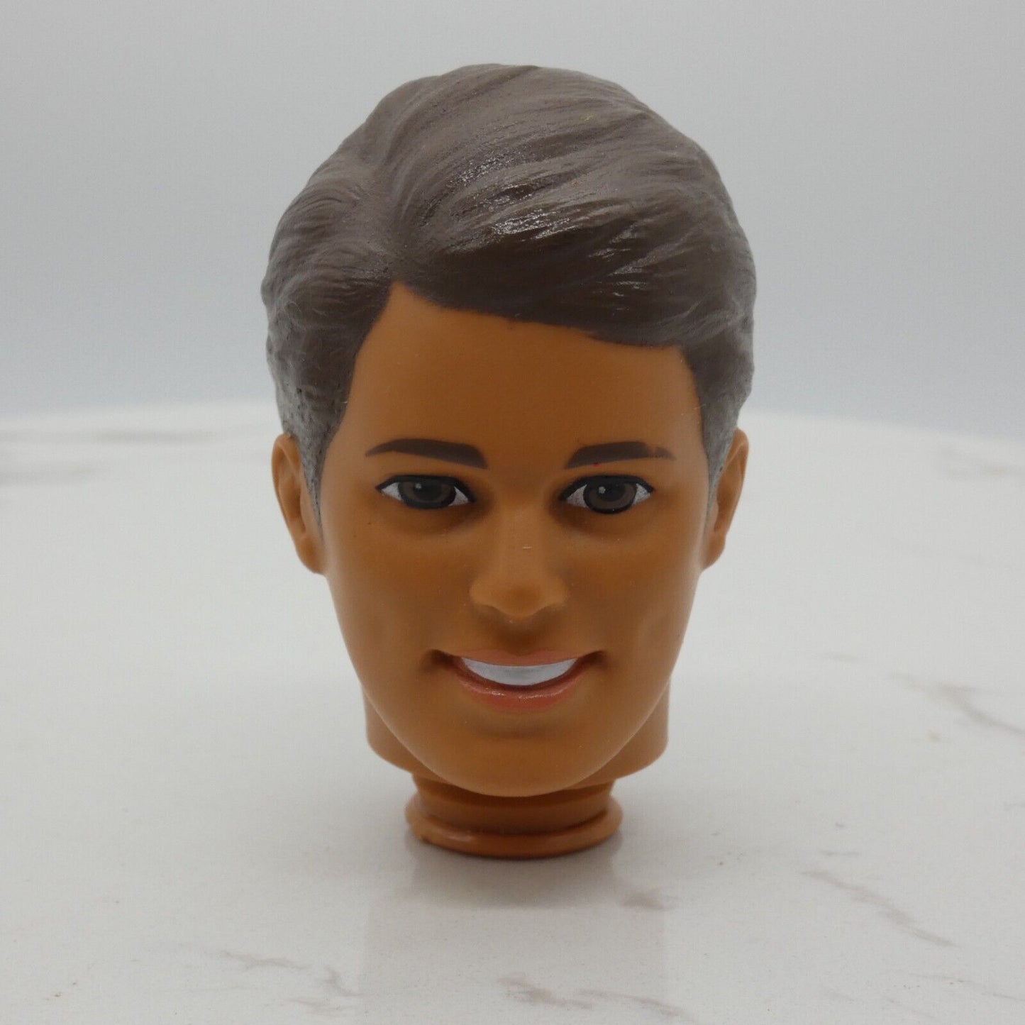 Barbie Star Trek Captain Kirk Ken Doll Head Brown Eyes Hair 1996 Mattel 15006