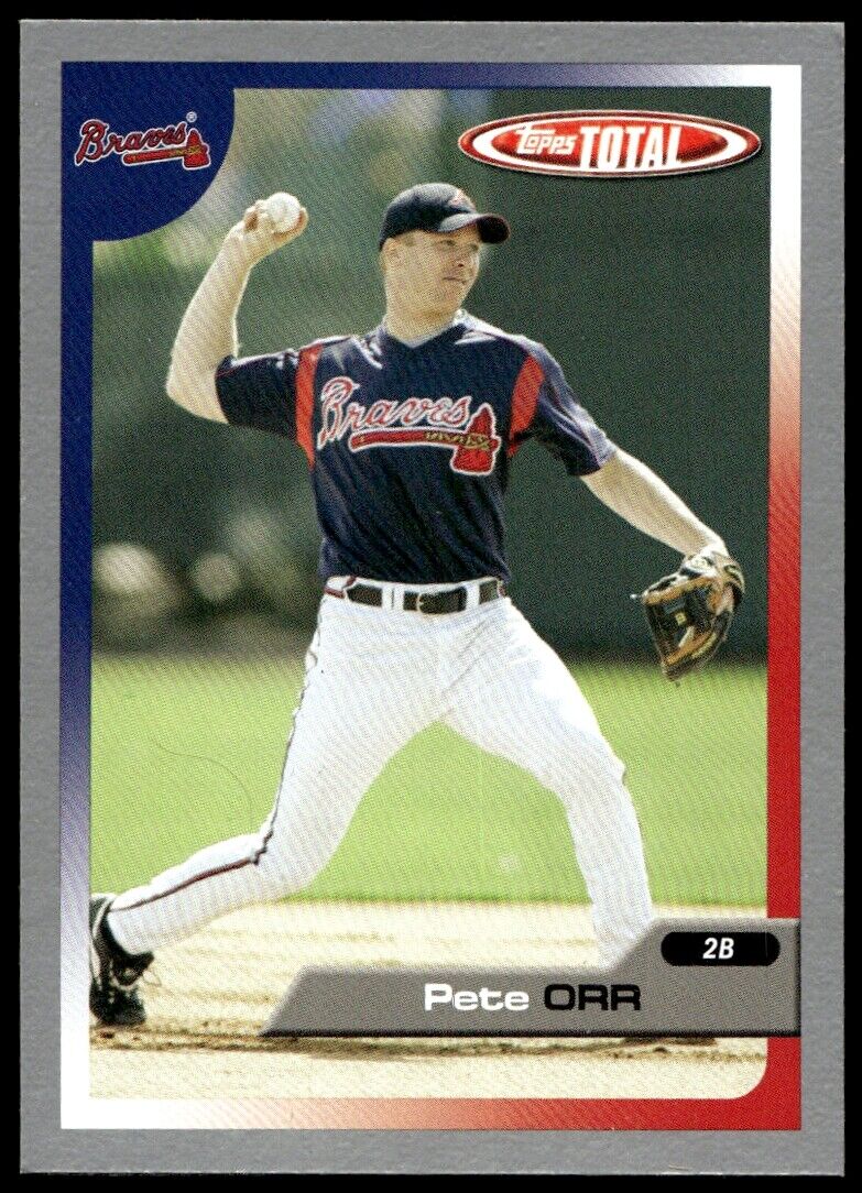 2005 Topps Total #269 Pete Orr Silver 