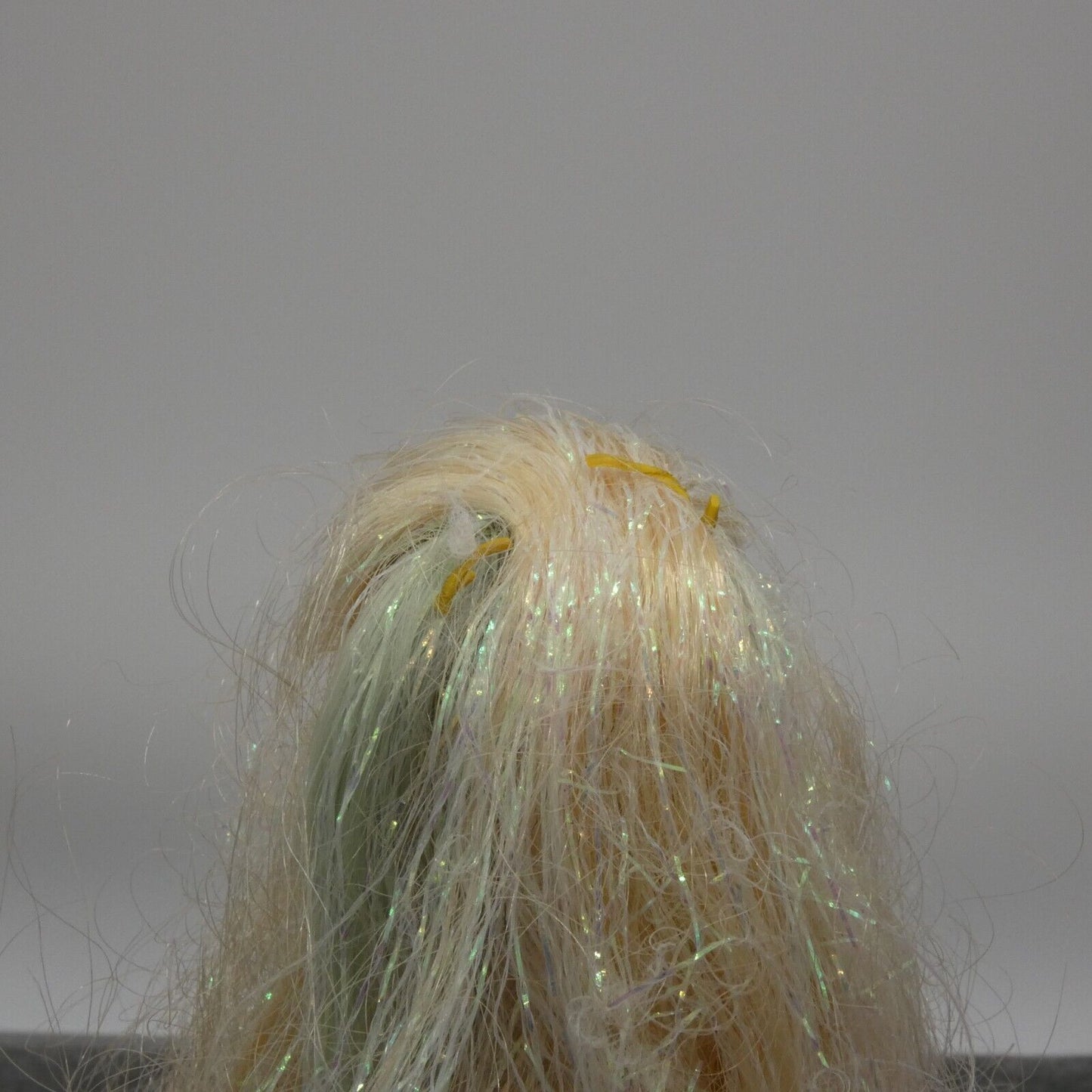 Barbie Mermaid Doll Head Only 1992 SuperStar Blonde Tinsel Hair 1434 Mattel