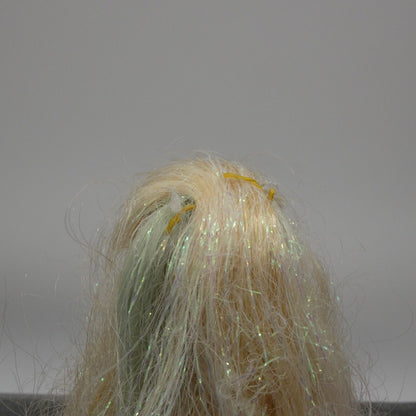 Barbie Mermaid Doll Head Only 1992 SuperStar Blonde Tinsel Hair 1434 Mattel