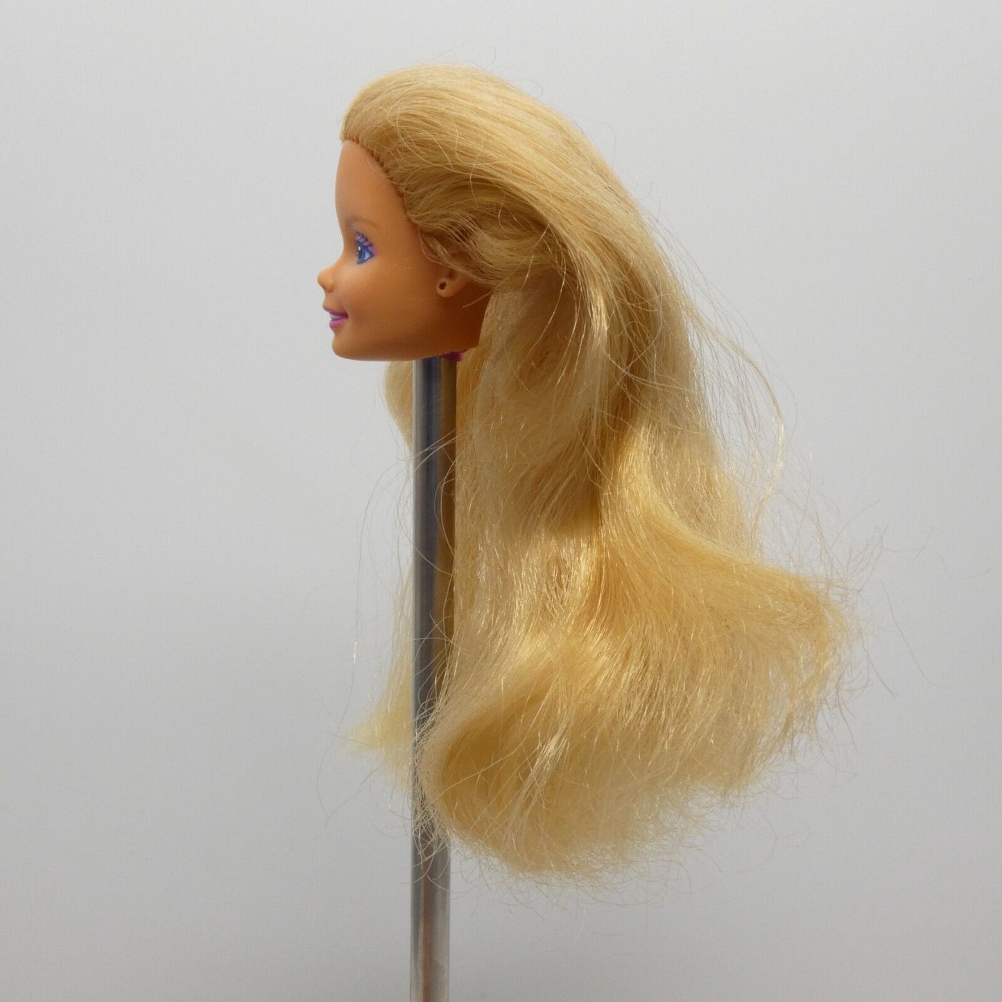 Barbie Funtime Doll Head Blonde 80s SuperStar Medium Light Skin Malaysia 3718