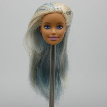 Barbie Fashionistas 120 Doll Head Only Millie Blonde Blue Hair 2019 FXL53 Mattel