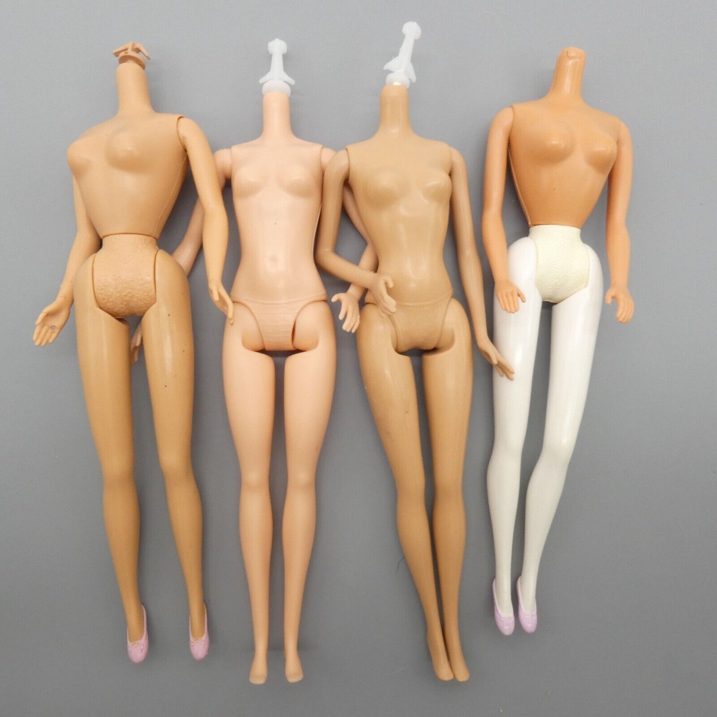 Barbie Doll Bodies Lot For Parts Or Repair Flaws Present TLC Various Models 2xH