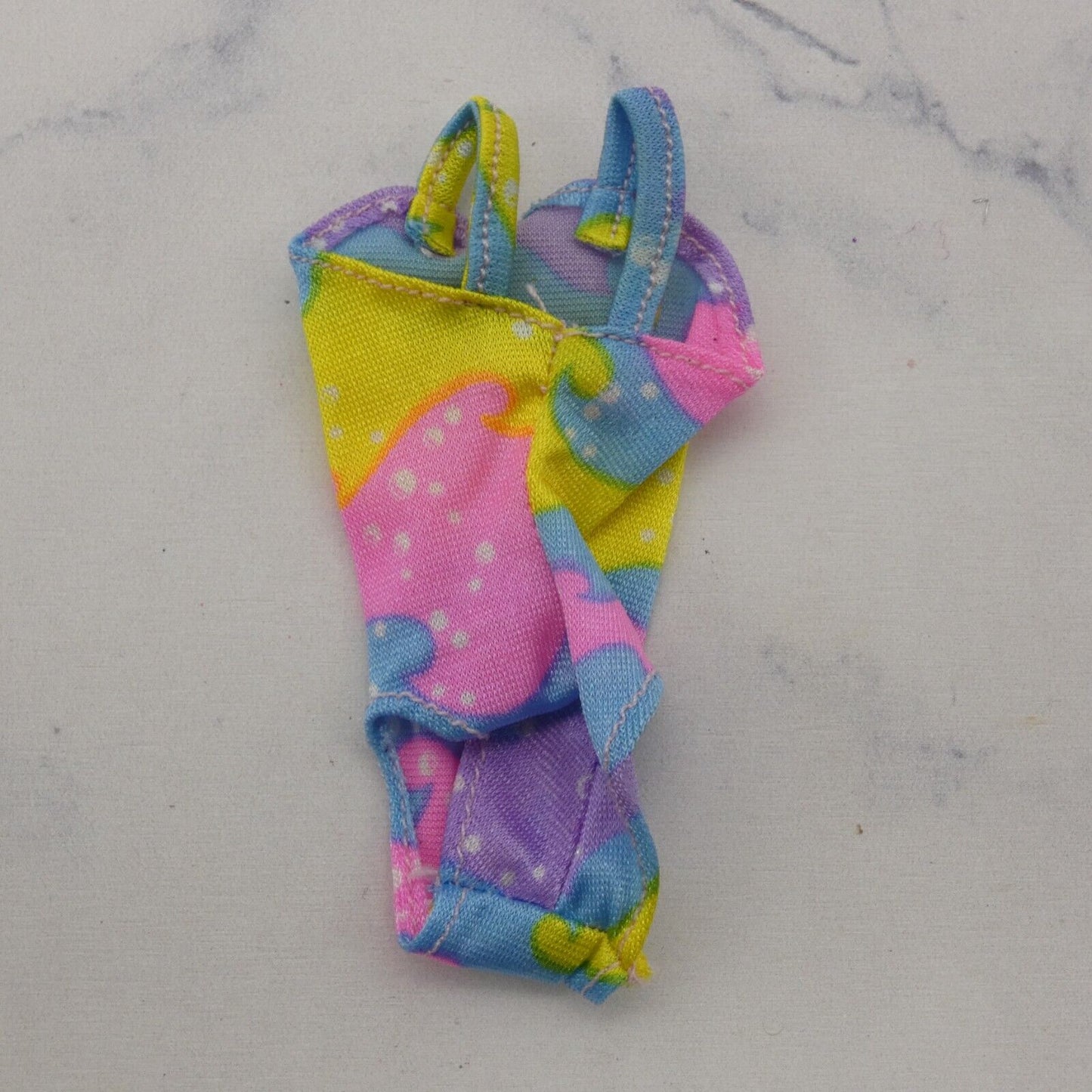 Barbie Bathtime Fun Doll Swimsuit One Piece Bathing Suit 1990 Mattel 9603